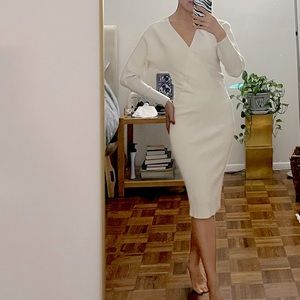 Banana Republic White Knit Dress XXS
